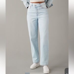 American Eagle Highest Rise Baggy Straight Jeans
